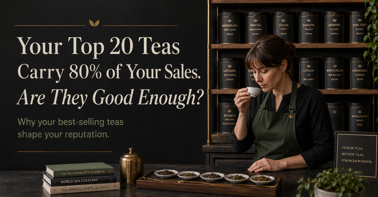 Your Top 20 Teas Carry 80% of Your Sales. Are They Good Enough?