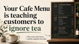 Your Cafe Menu Is Teaching Customers to Ignore Tea