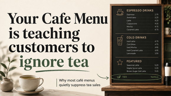 Your Cafe Menu Is Teaching Customers to Ignore Tea