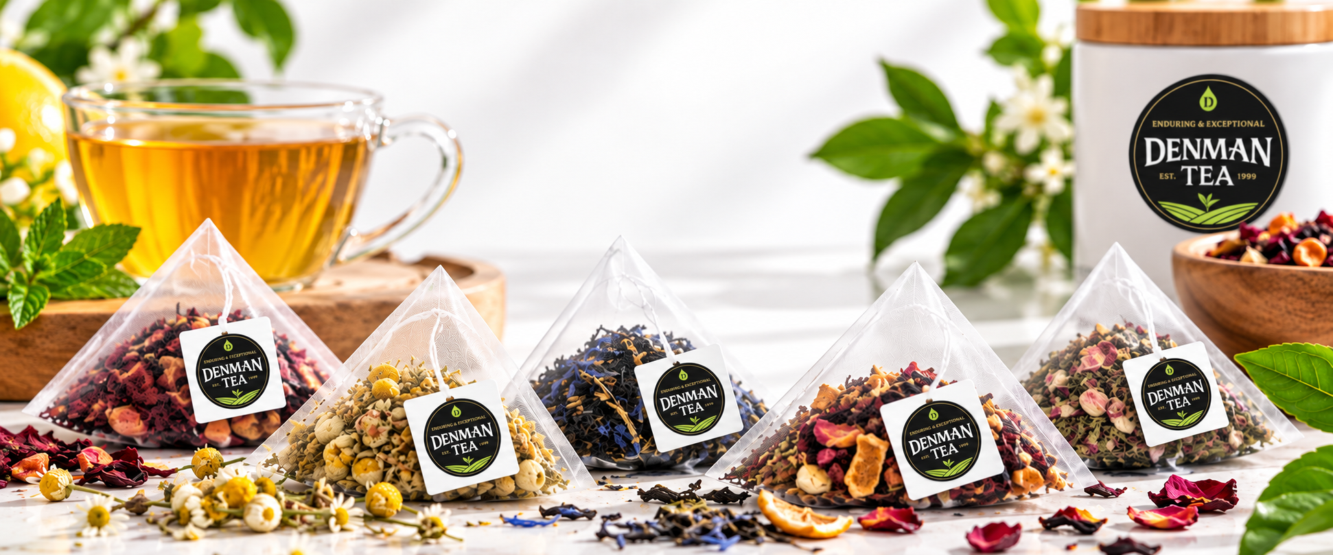Tea Shashes Premium Tea Sachets/ Bags Online | The Denman Island Tea Company ...