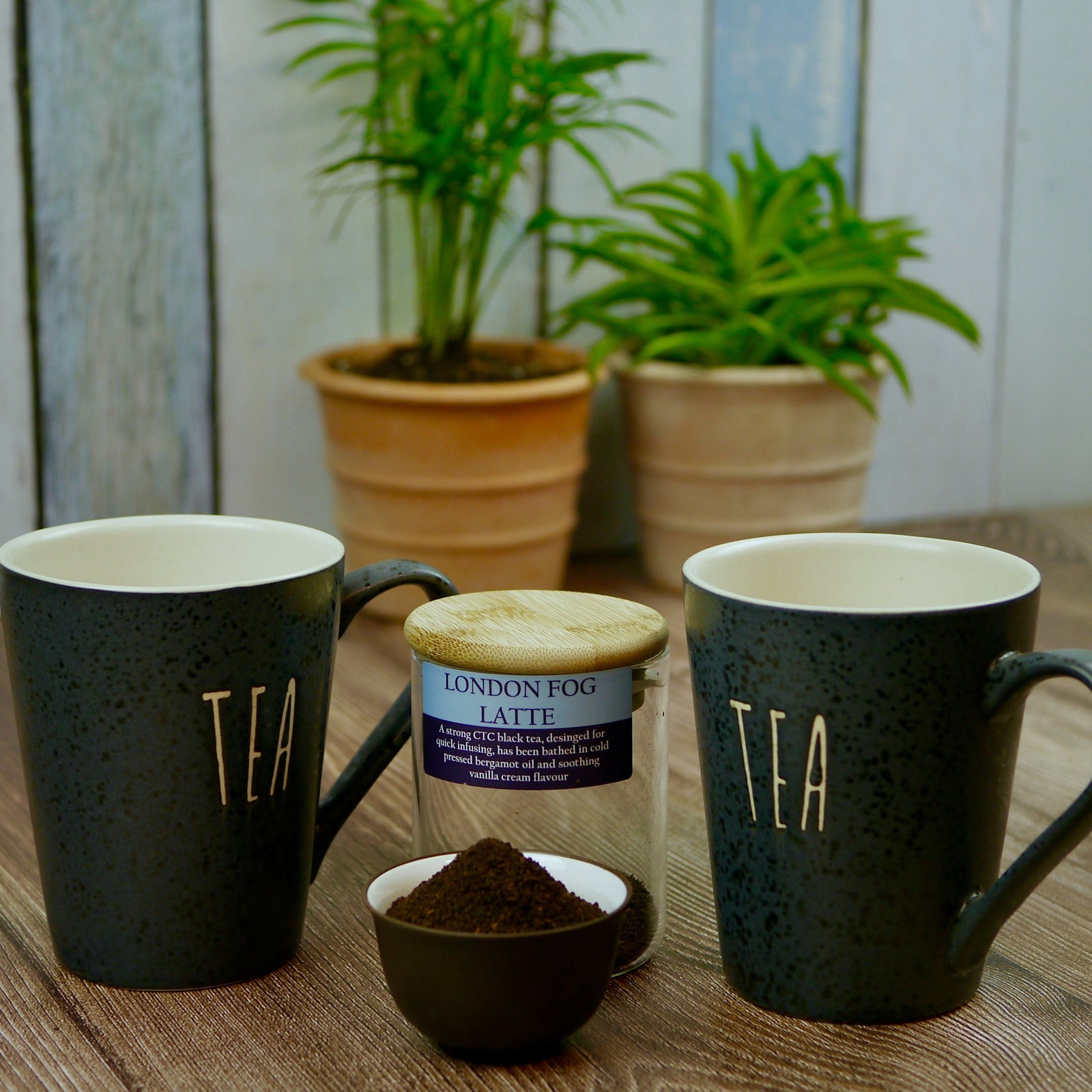 London Fog Latte Products image of mugs for tea